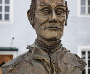 Joseph Mohr's bust in Mariapfarr