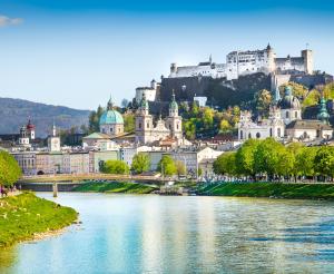 Festung Hohen Salzburg mit Altstadt und Dom