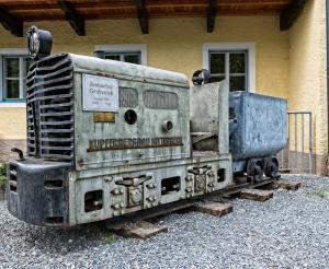 Minenlokomotive im Bergbaumuseum